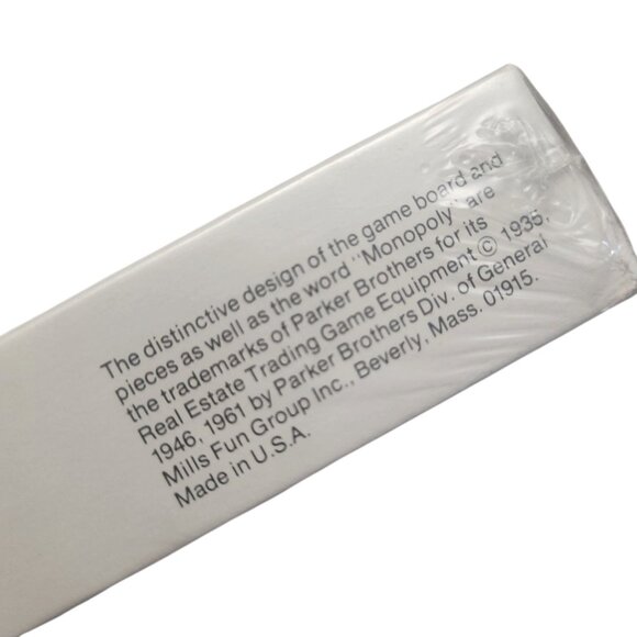 Vintage Monopoly #9 Parker Brothers Board Game SEALED 1961 No Barcode - Picture 6 of 8